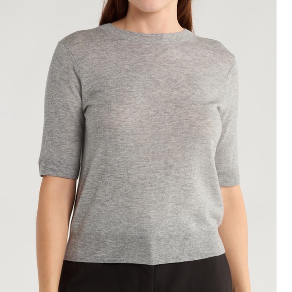 Vince NWT Wool Cashmere Blend Sweater Gray Size Small - Picture 2 of 10